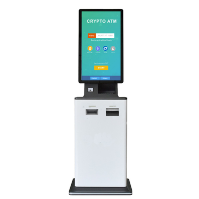 Serviço Bitcoin ATM Bill Payment Kiosk Floorstanding do auto de Hunghui 21.5inch